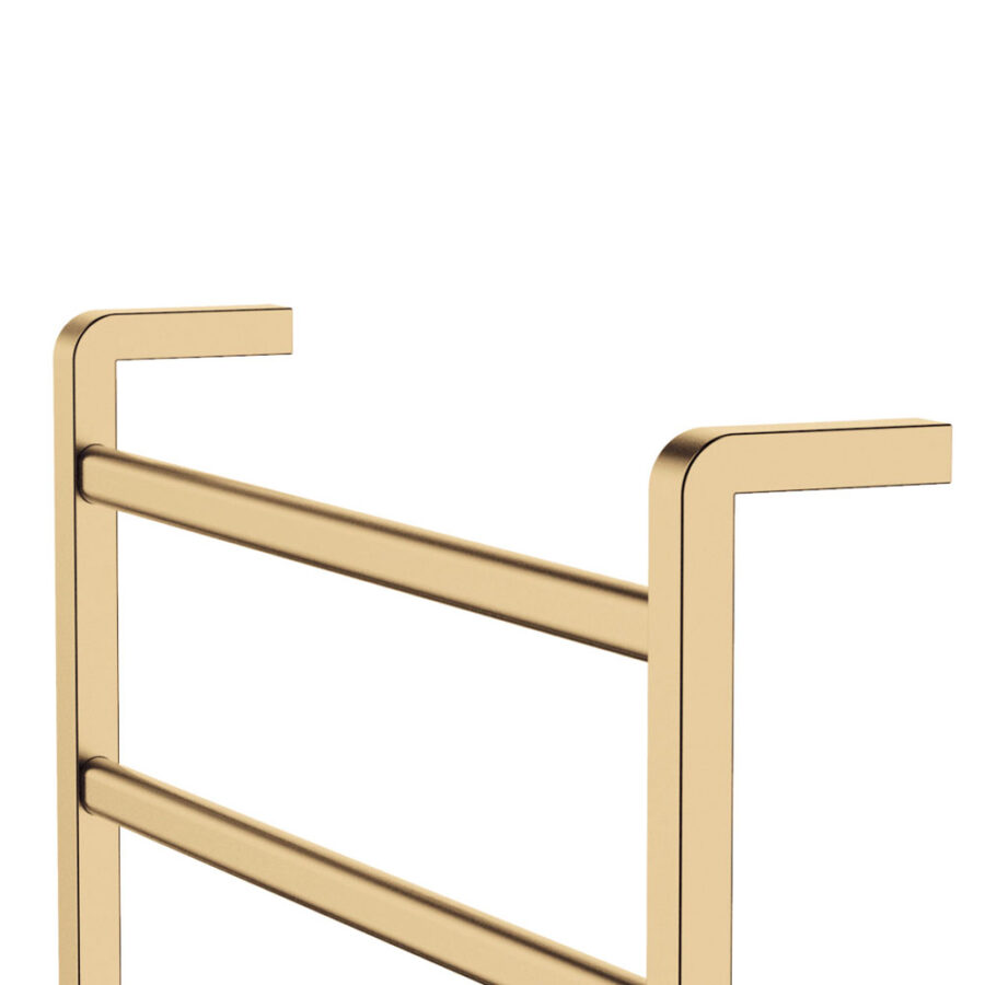 Fienza Koko Heated Towel Rail, 600 x 800mm, Urban Brass