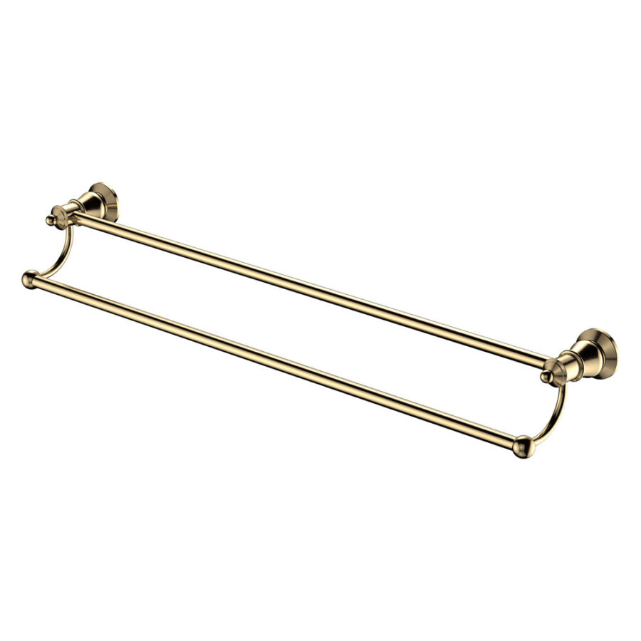 Fienza Lillian Double Towel Rail, Urban Brass