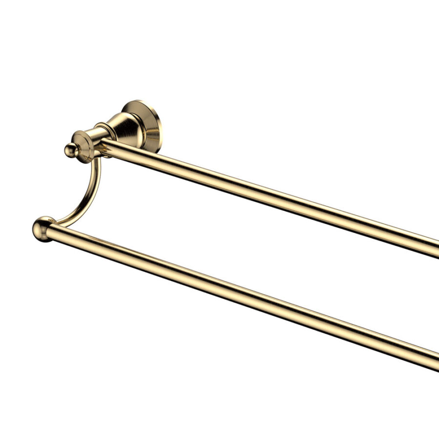 Fienza Lillian Double Towel Rail, Urban Brass