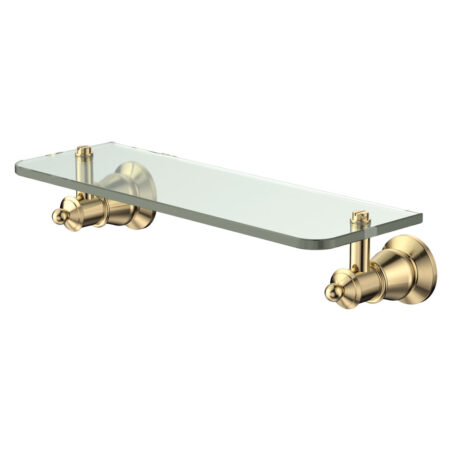 Fienza Lillian Glass Shelf, Urban Brass