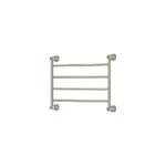 Fienza Lillian Heated Towel Rail, 600 x 450mm, Brushed Nickel