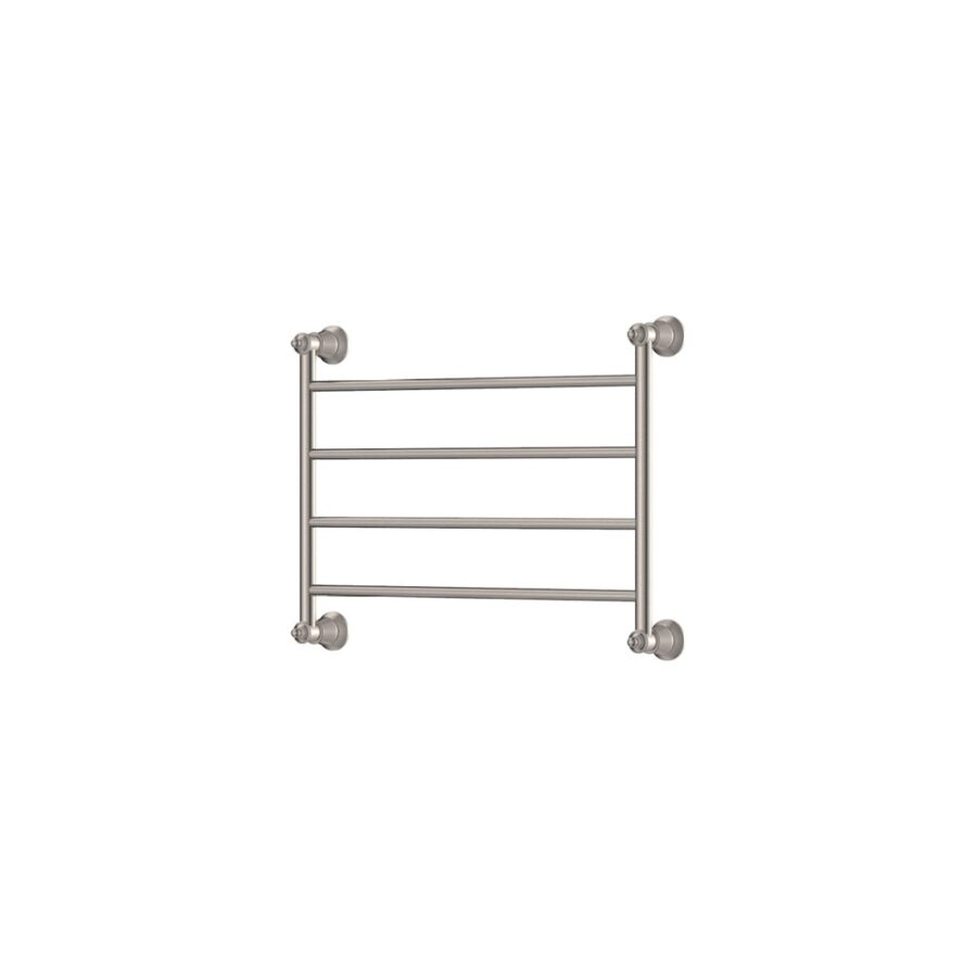 Fienza Lillian Heated Towel Rail, 600 x 450mm, Brushed Nickel