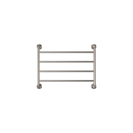 Fienza Lillian Heated Towel Rail, 600 x 450mm, Brushed Nickel