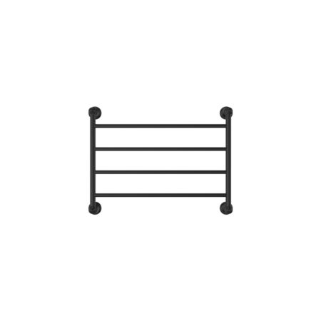 Fienza Lillian Heated Towel Rail, 600 x 450mm, Matte Black