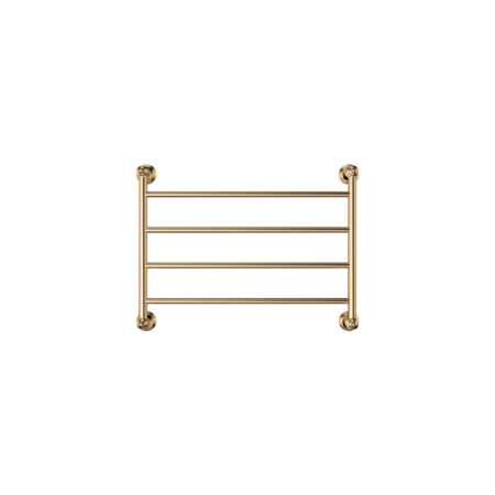 Fienza Lillian Heated Towel Rail, 600 x 450mm, Urban Brass