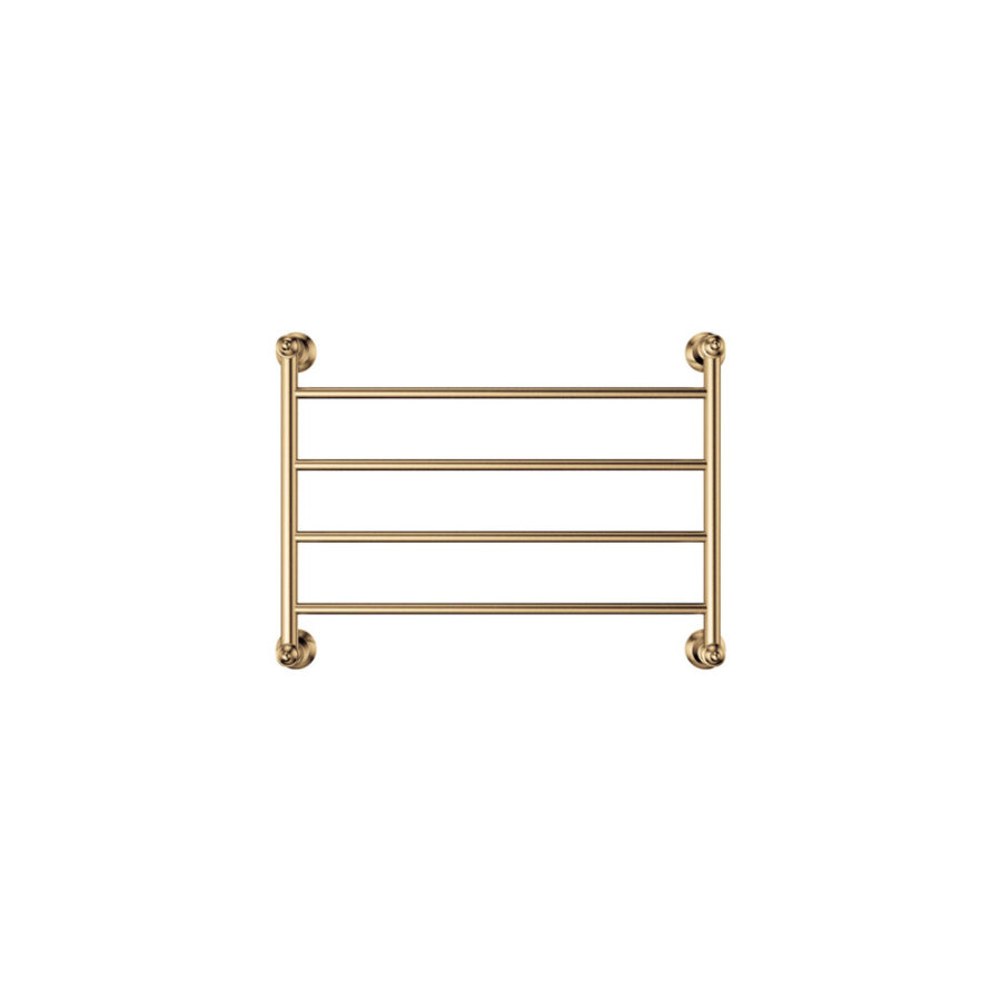 Fienza Lillian Heated Towel Rail, 600 x 450mm, Urban Brass