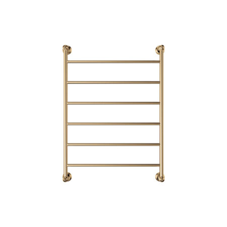 Fienza Lillian Heated Towel Rail, 600 x 800mm, Urban Brass