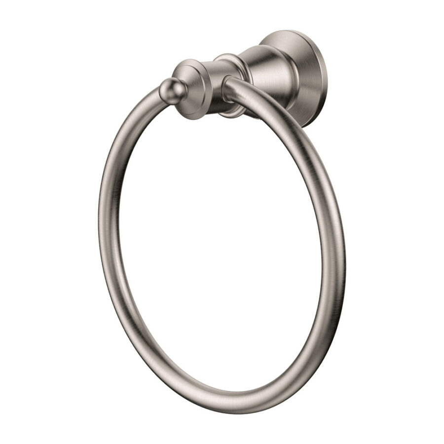 Fienza Lillian Towel Ring, Brushed Nickel