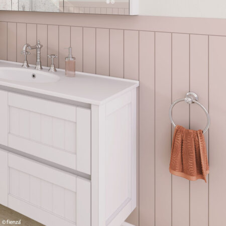 Fienza Lillian Towel Ring, Chrome