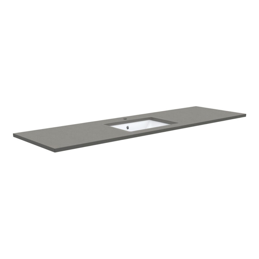 Fienza Sarah Dove Grey 1500 Undermount Basin-Top, Single Bowl, 1 Tap Hole