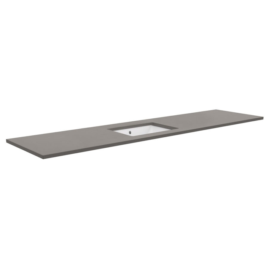 Fienza Sarah Dove Grey 1800 Undermount Basin-Top, Single Bowl, No Tap Hole