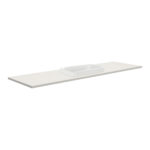 Fienza Sarah Roman Sand 1500 Semi-Inset Basin-Top, Single Bowl, No Tap Hole