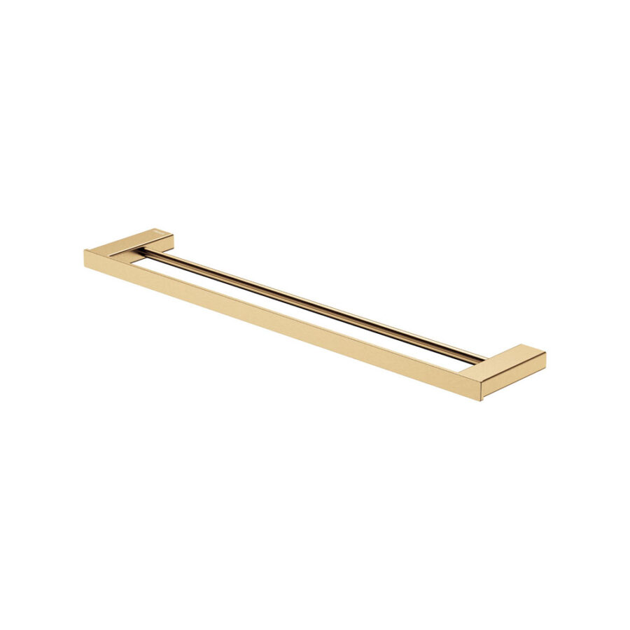 Fienza Tono Double Towel Rail, 610 mm, Urban Brass