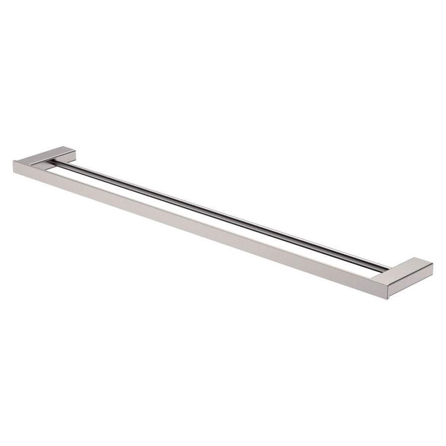 Fienza Tono Double Towel Rail, 810 mm, Brushed Nickel