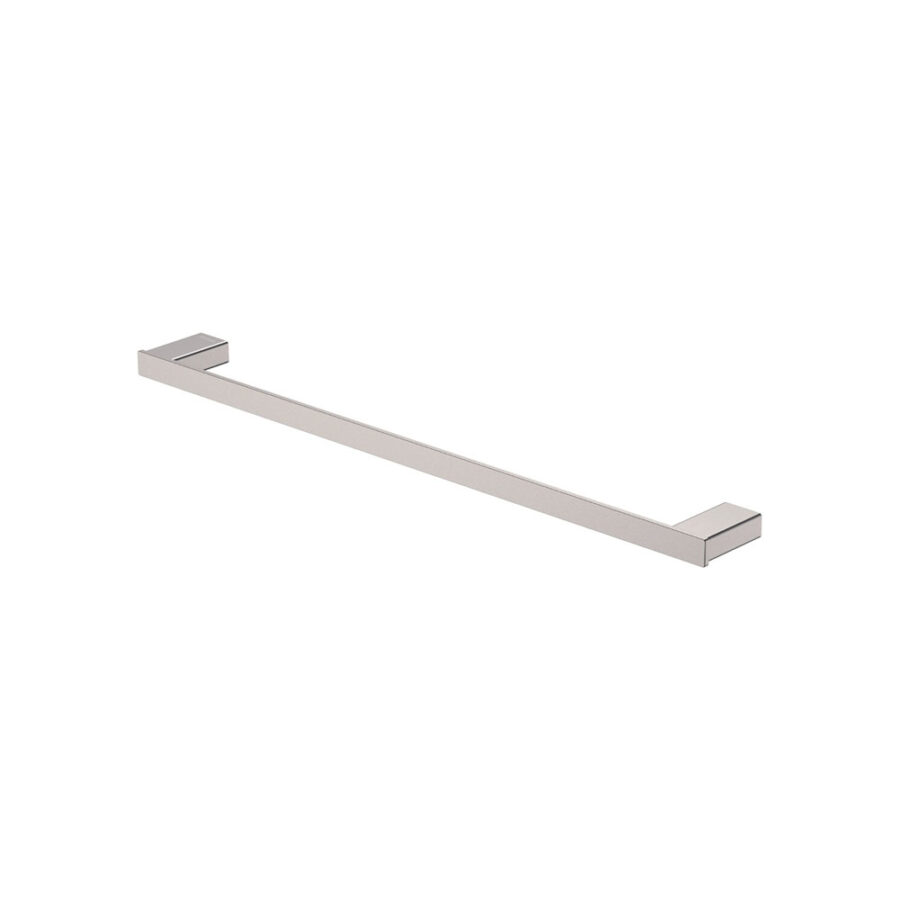 Fienza Tono Single Towel Rail, 610 mm, Brushed Nickel