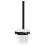 Fienza Tono Toilet Brush & Holder, Matte Black