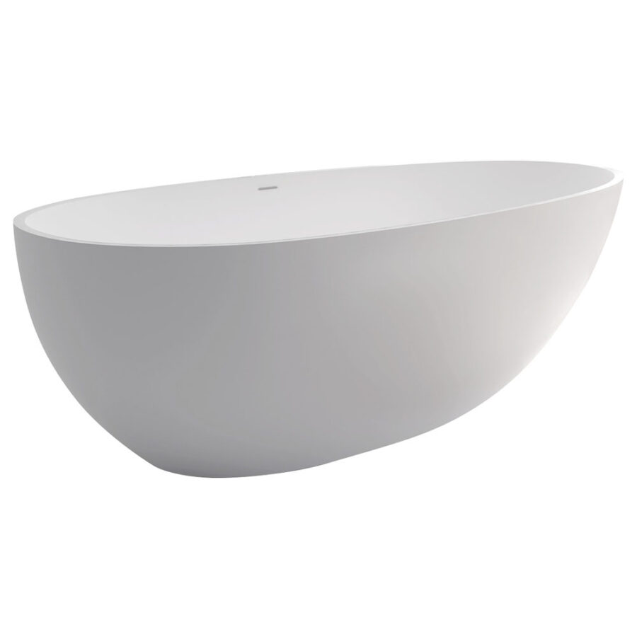 Fienza Bahama Cast Stone Solid Surface Bath, 1685mm