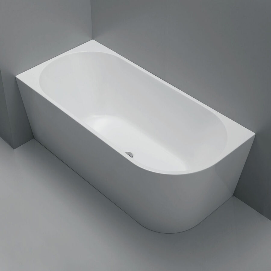 Fienza Isabella Right-Hand Acrylic Corner Bath, 1500mm