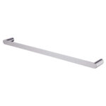 Rushy Brushed Nickel Single Towel Rail 600mm