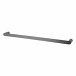 Rushy Gun Metal Grey Single Towel Rail 600mm