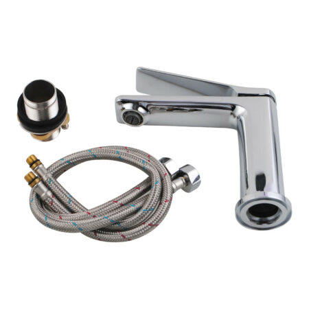 Rushy Chrome Short Basin Mixer