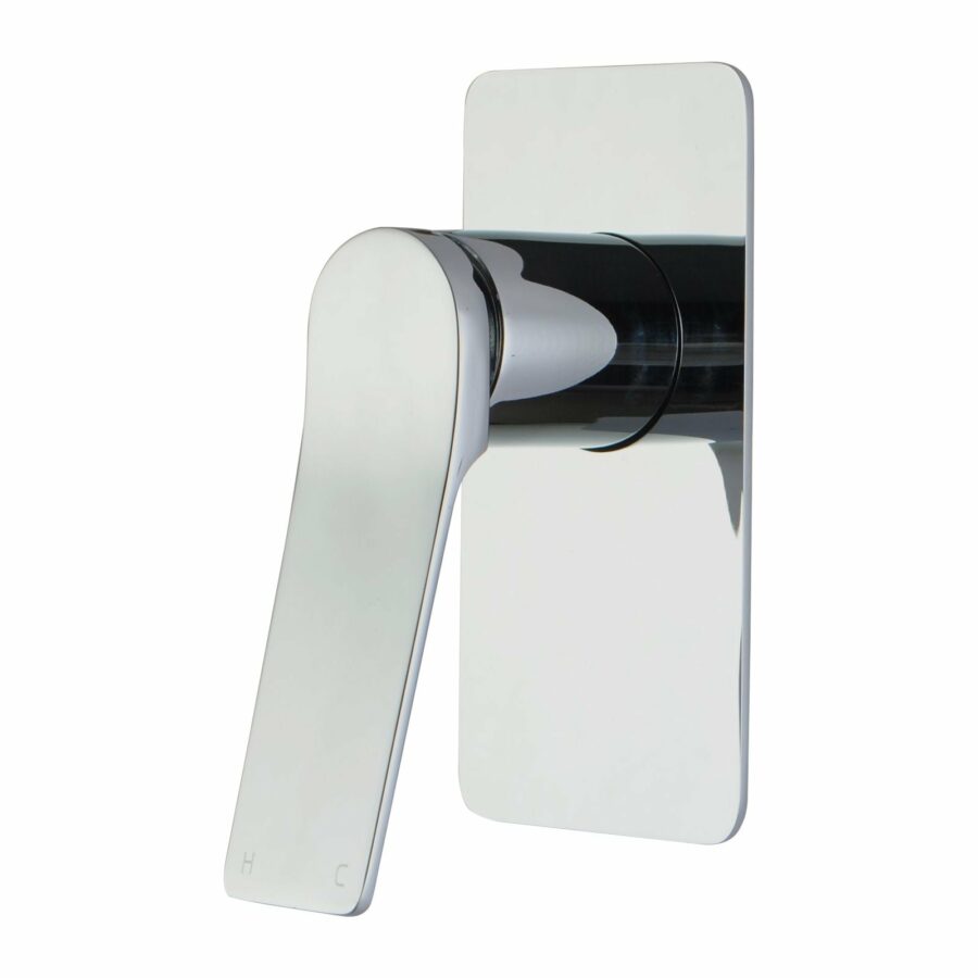 Rushy Square Chrome Built-In Shower Mixer(Brass)