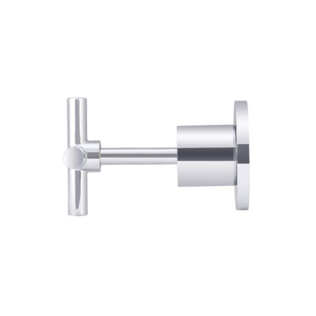 Cross Handle Jumper Valve Wall Top Assemblies - Polished Chrome