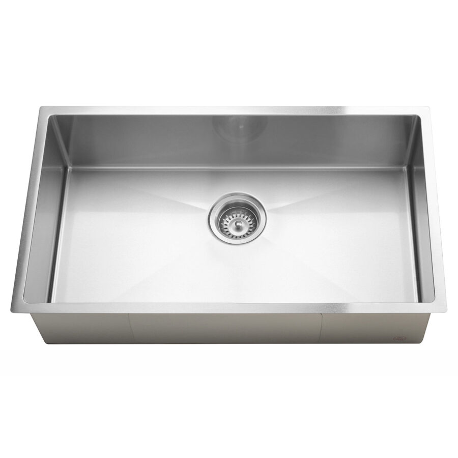 Kitchen Sink - Single Bowl 760 x 440 - Brushed Nickel