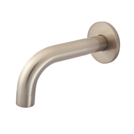 Meir Round Curved Spout 130mm - Champagne