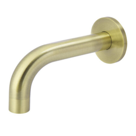 Meir Round Curved Spout 130mm - PVD Tiger Bronze