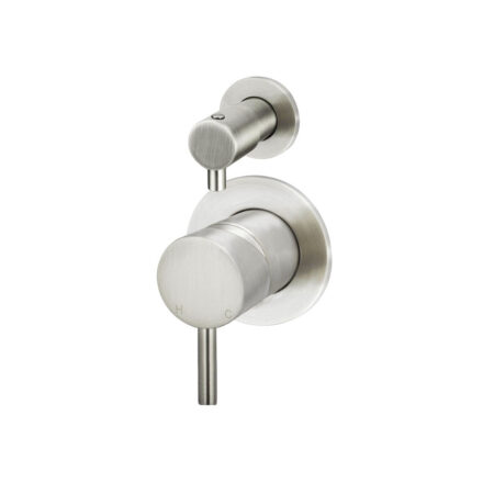 Round Diverter Mixer - PVD Brushed Nickel