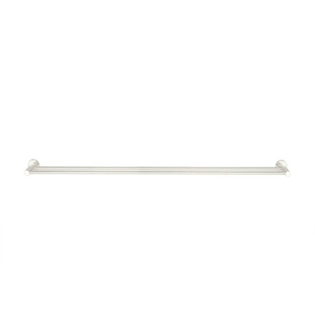 Round Double Towel Rail 900mm - PVD Brushed Nickel