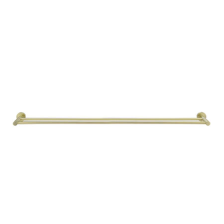 Round Double Towel Rail 900mm - PVD Tiger Bronze