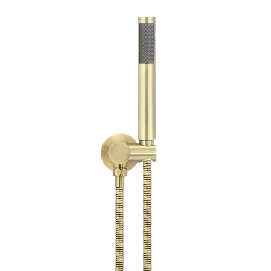 Round Hand Shower on Swivel Bracket - PVD Tiger Bronze