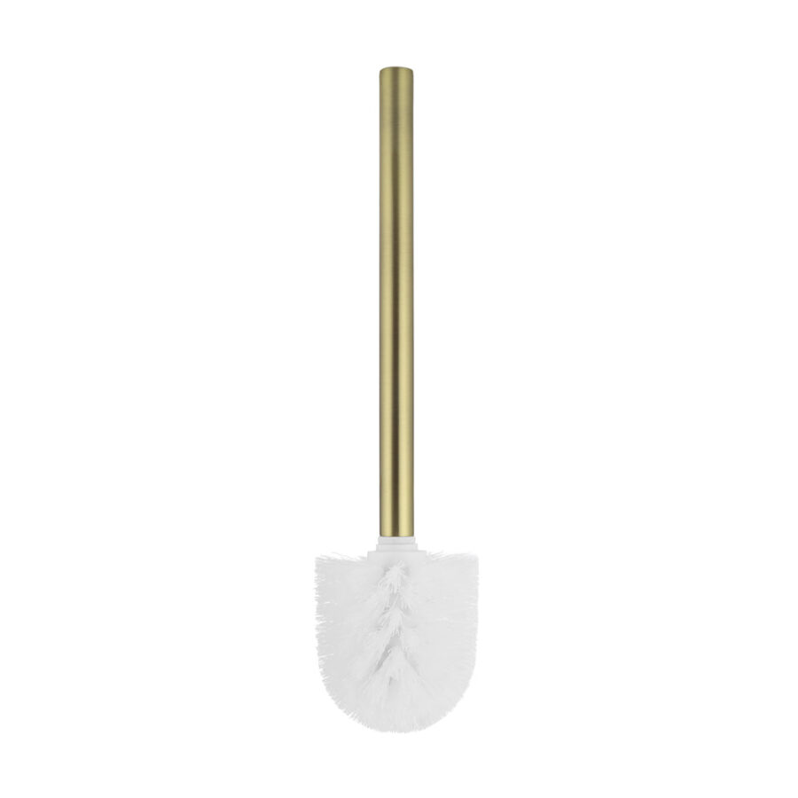 Round Toilet Brush & Holder - PVD Tiger Bronze