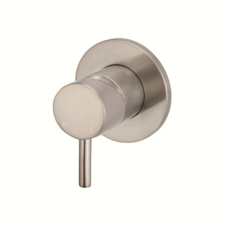 Round Wall Mixer Short Pin-Lever - Champagne