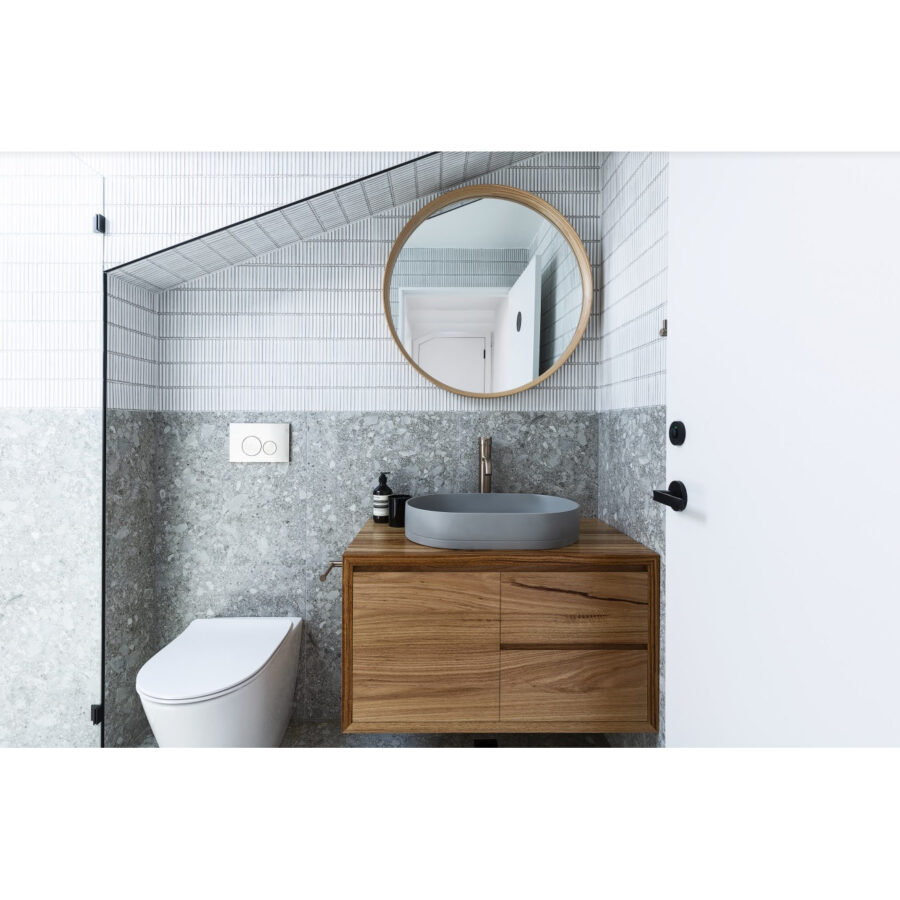 Sigma 21 Dual Flush Plate by Geberit - PVD Brushed Nickel