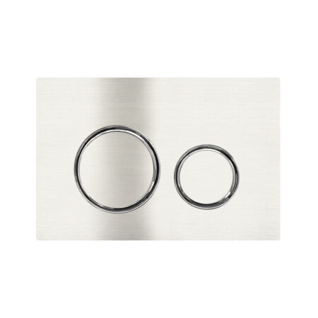 Sigma 21 Dual Flush Plate by Geberit - PVD Brushed Nickel