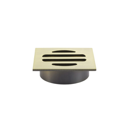 Meir Square Floor Grate Shower Drain 50mm outlet - PVD Tiger Bronze