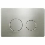 Brushed Nickel R&T Flush Button