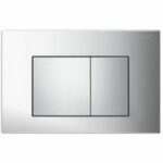 Chrome Square R&T Flush Button