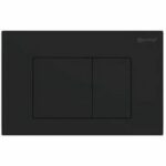 Matte Black Square R&T Flush Button